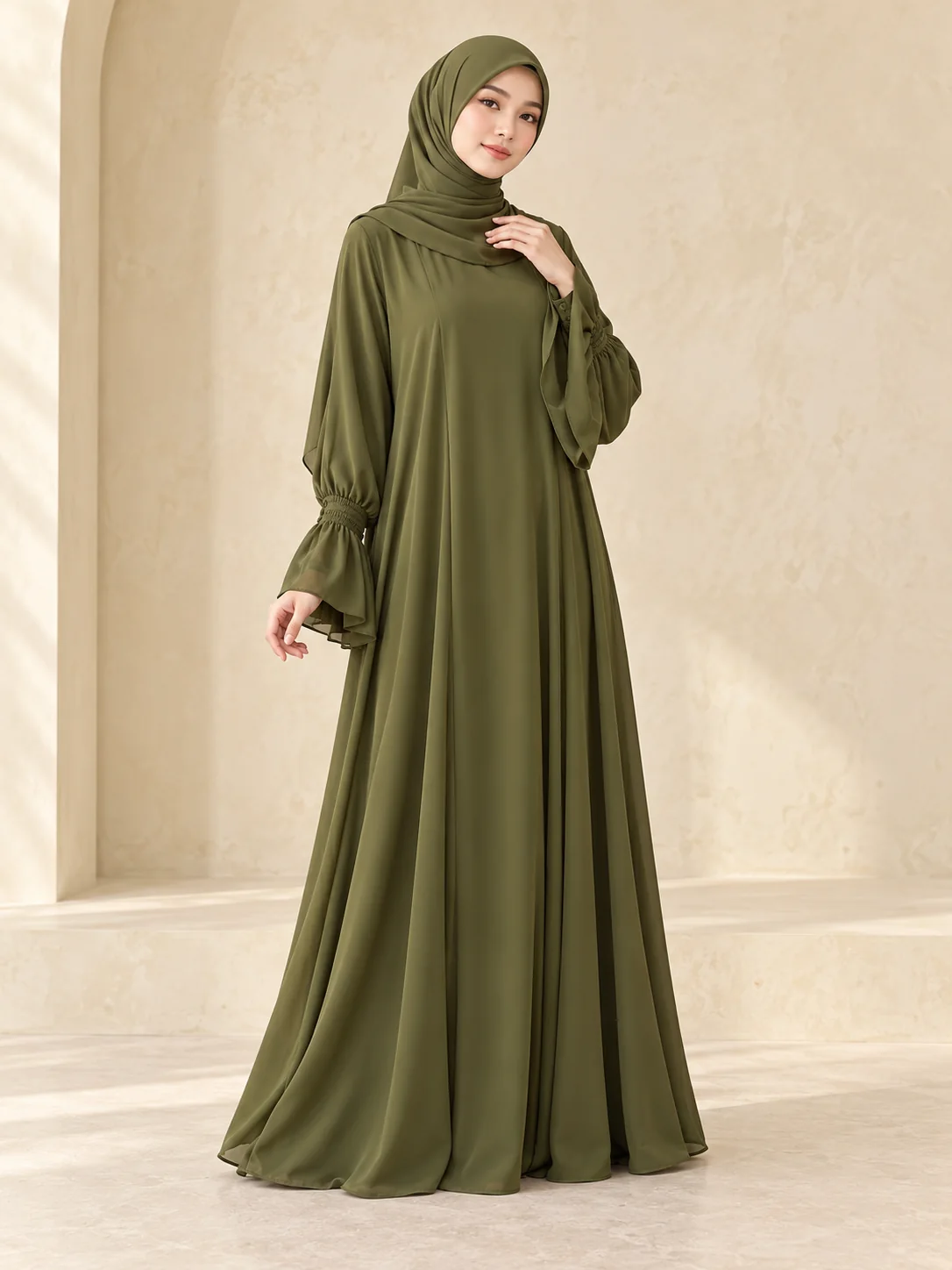 Naura Pleated — tampilan berikutnya